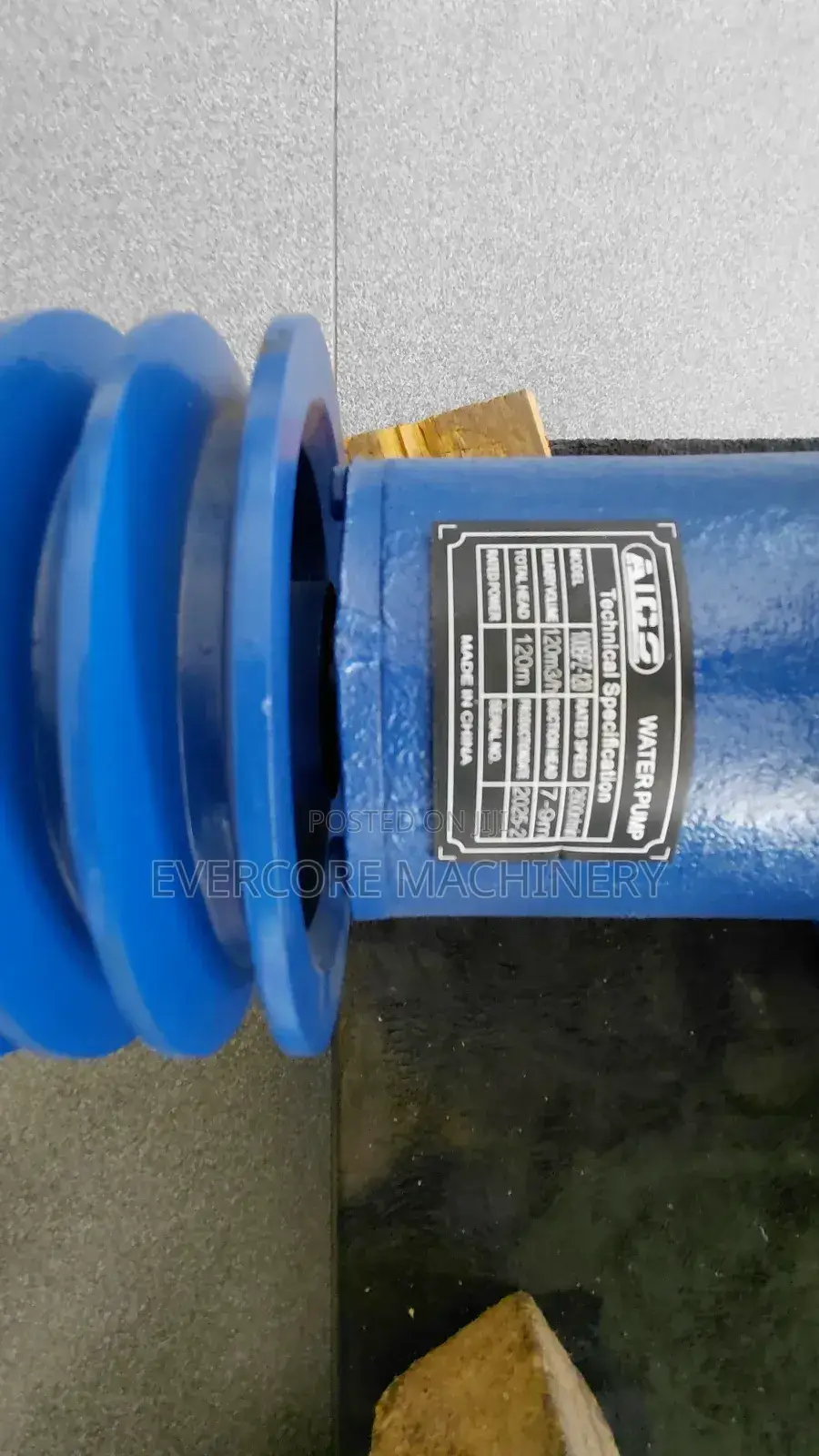Aico Japan 120m3/Hr Bare Pump 3inch Outlet/Inlet.