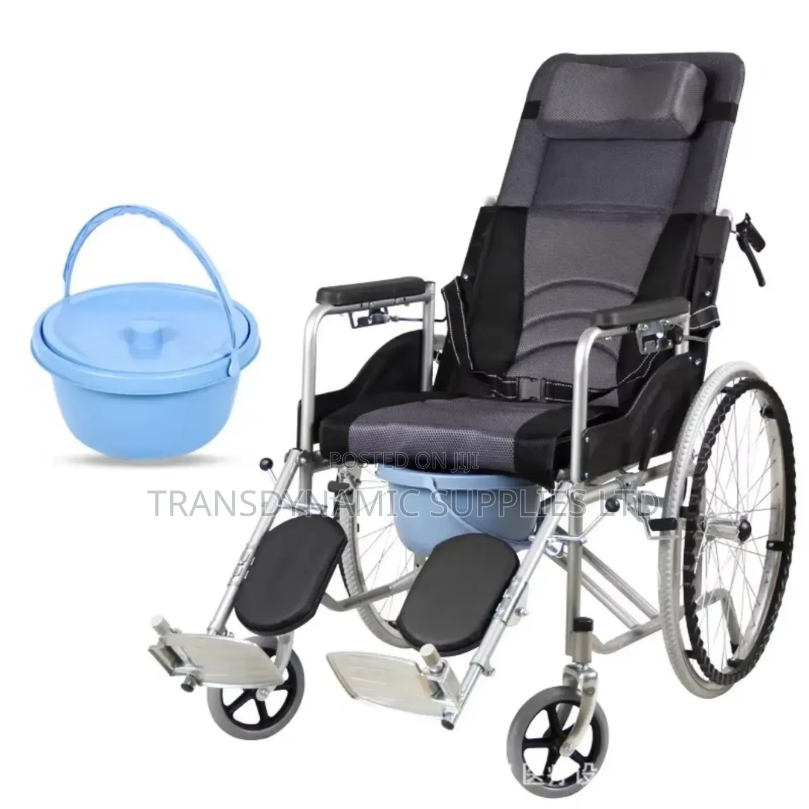 Lightweight Commode Wheelchair 