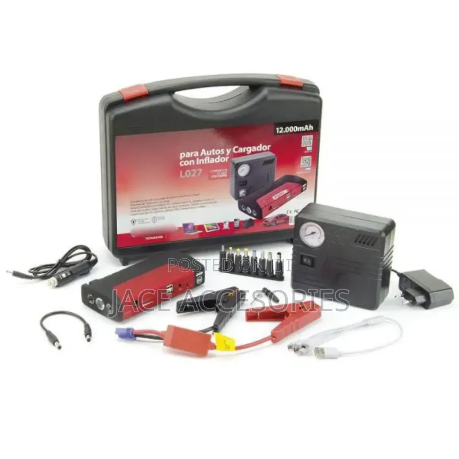Multifunctional Car Jumpstarter With Tyre Inflator