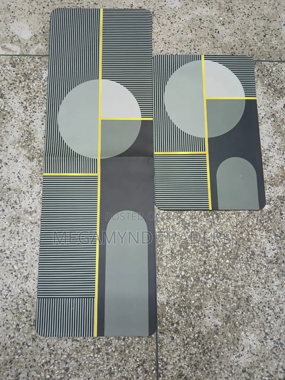 Kitchen Mats/2pc Rubber Mat Non Slide