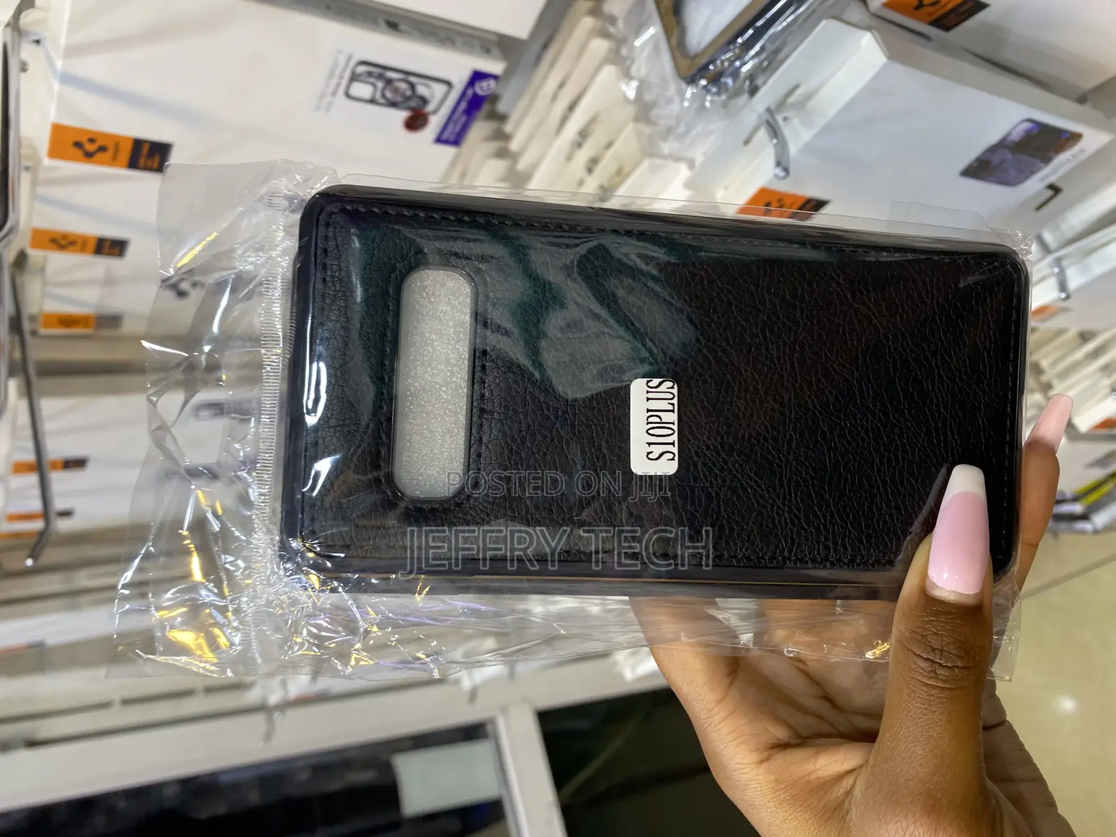 Sasser Samsung Galaxy S10 Plus Premium Leather Slim Back Case