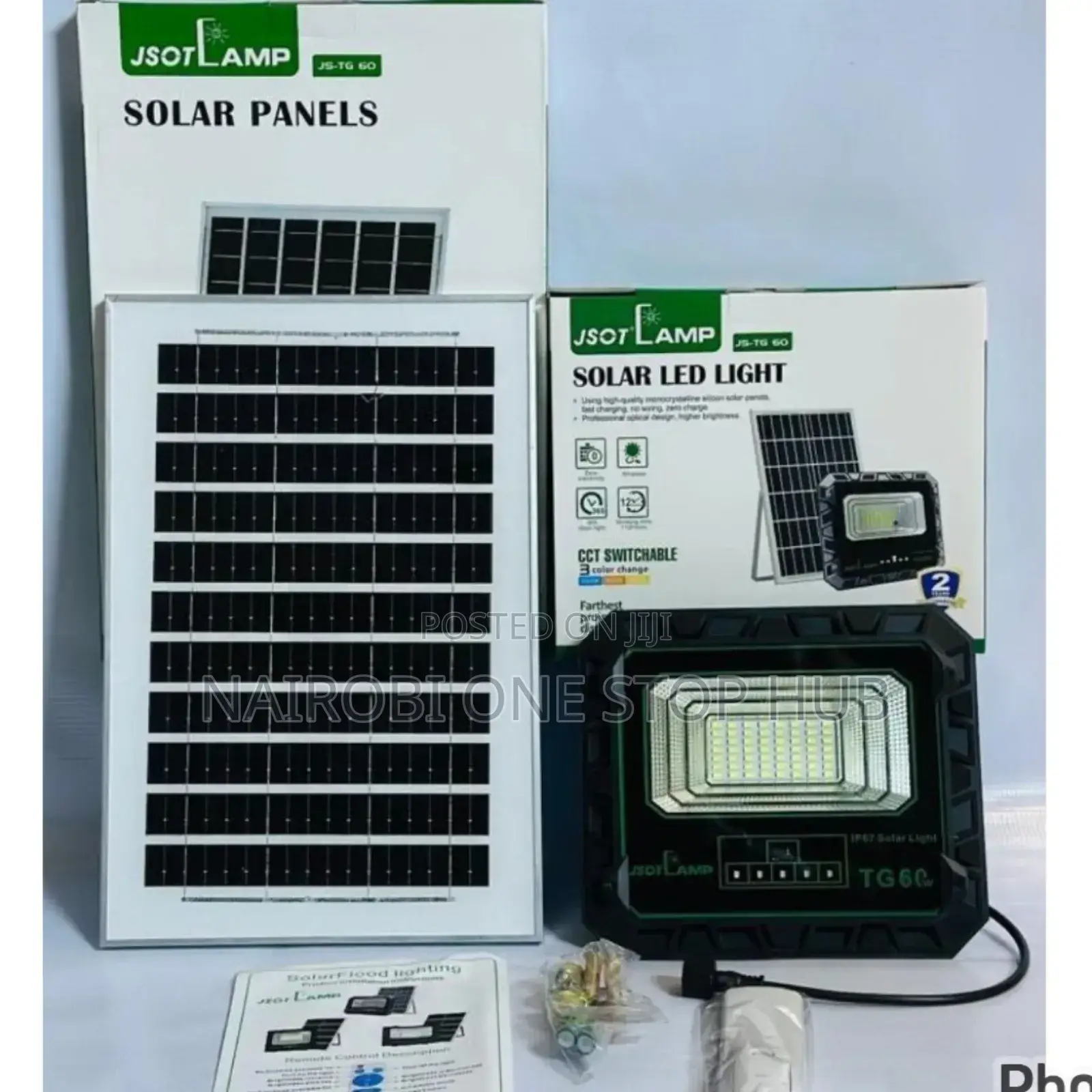 60w Jsot Solar Floodlight
