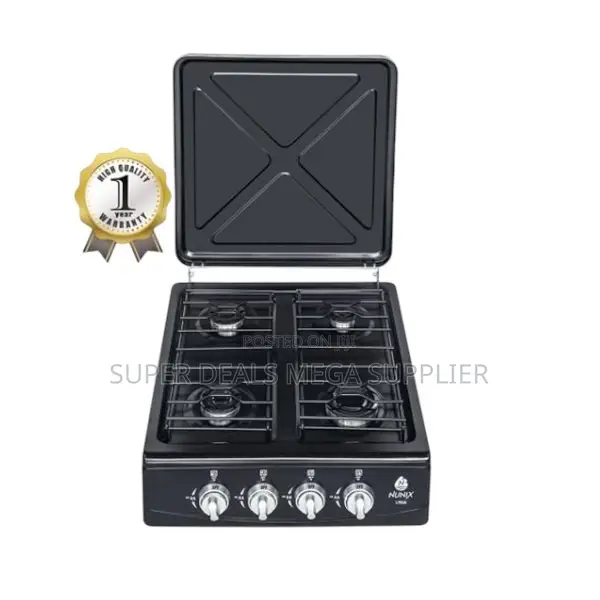 High Quality Nunix Table Top 4 Burner Gas Cooker for Kitchen Use