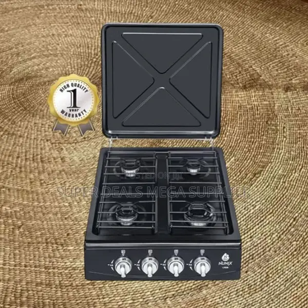 Modern Kitchen Appliance Nunix Table Top Gas Cooker With 4 Burners