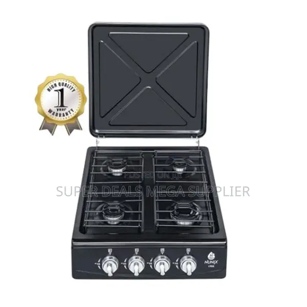 Affordable Nunix 4 Burner Table Top Gas Cooker – Kitchen Essential