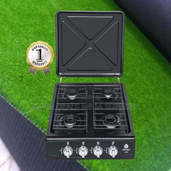 Reliable Kitchen Solution Nunix Table Top Gas Cooker With 4 Burners
