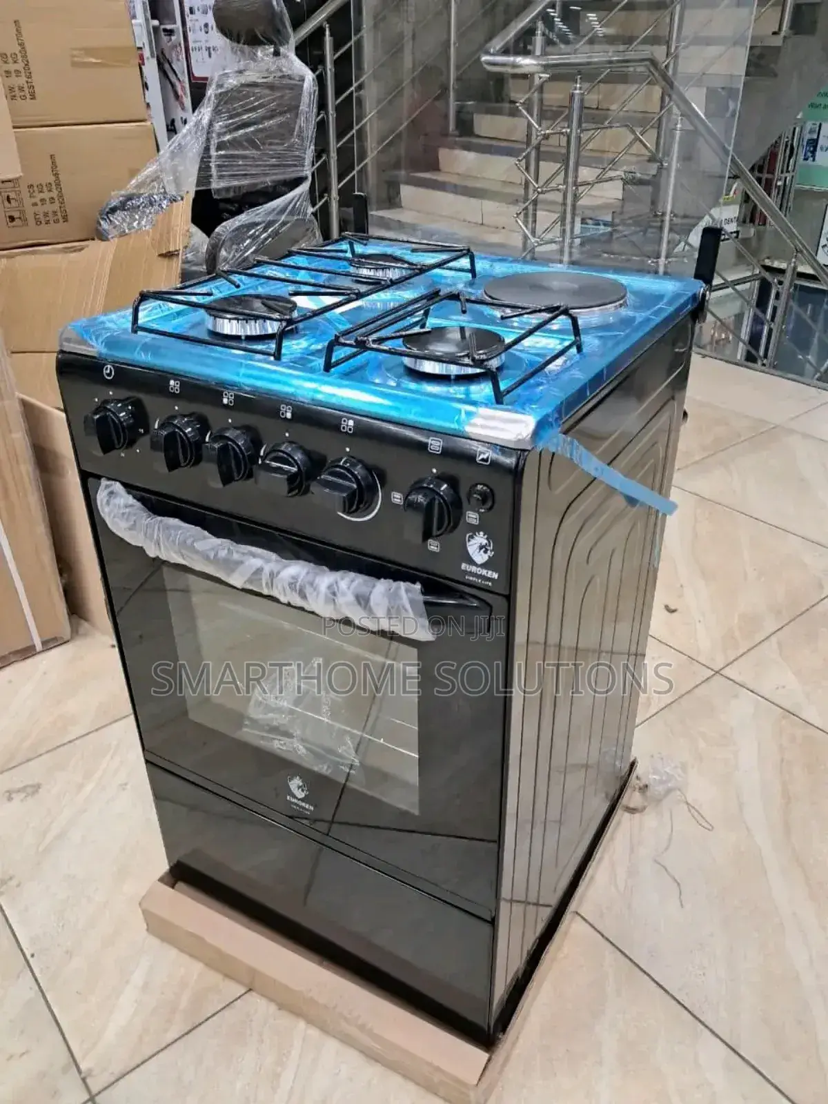 With Timer-Euroken 3+1 Standing Cooker