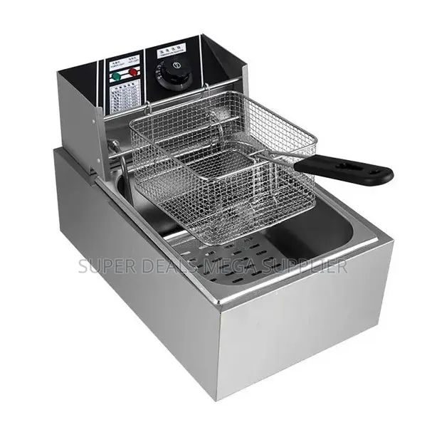 Great for Frying 6l Single Tank Electric Deep Fryer Adjustable Heat