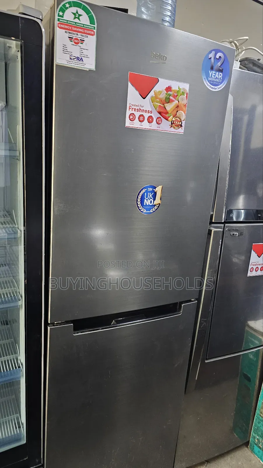 Beko 300l Bottom Freezer Fridge