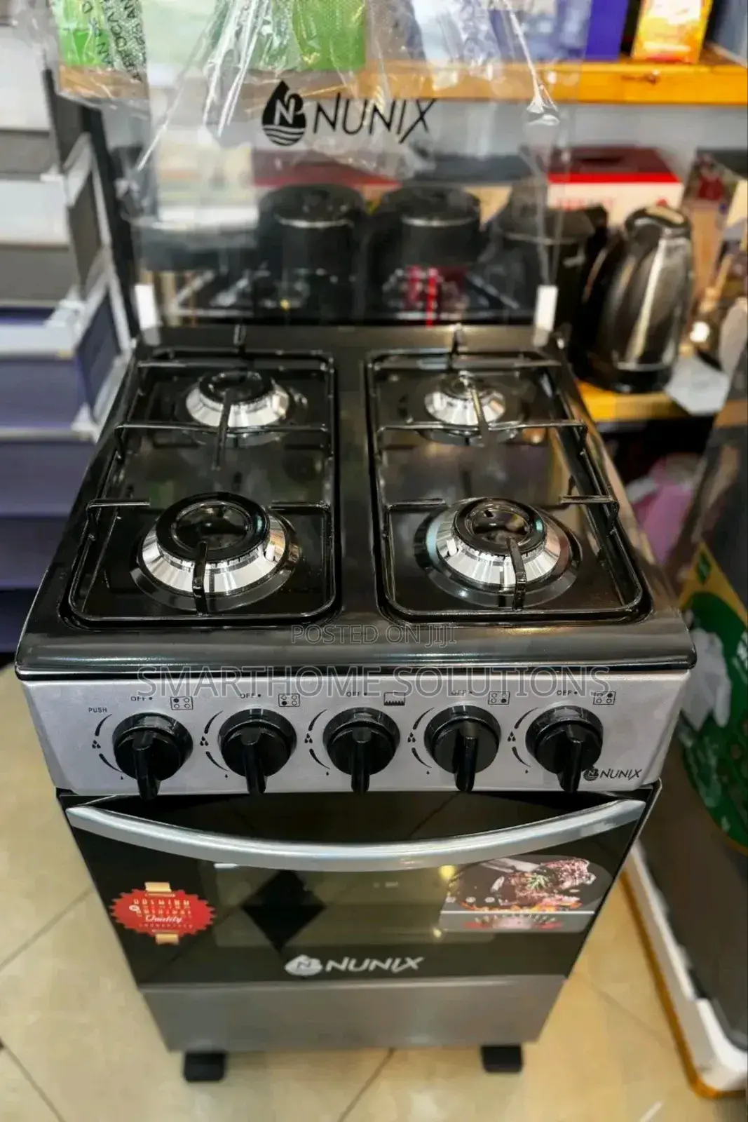 Nunix Full Gas Staineless 4 Burner Cooker