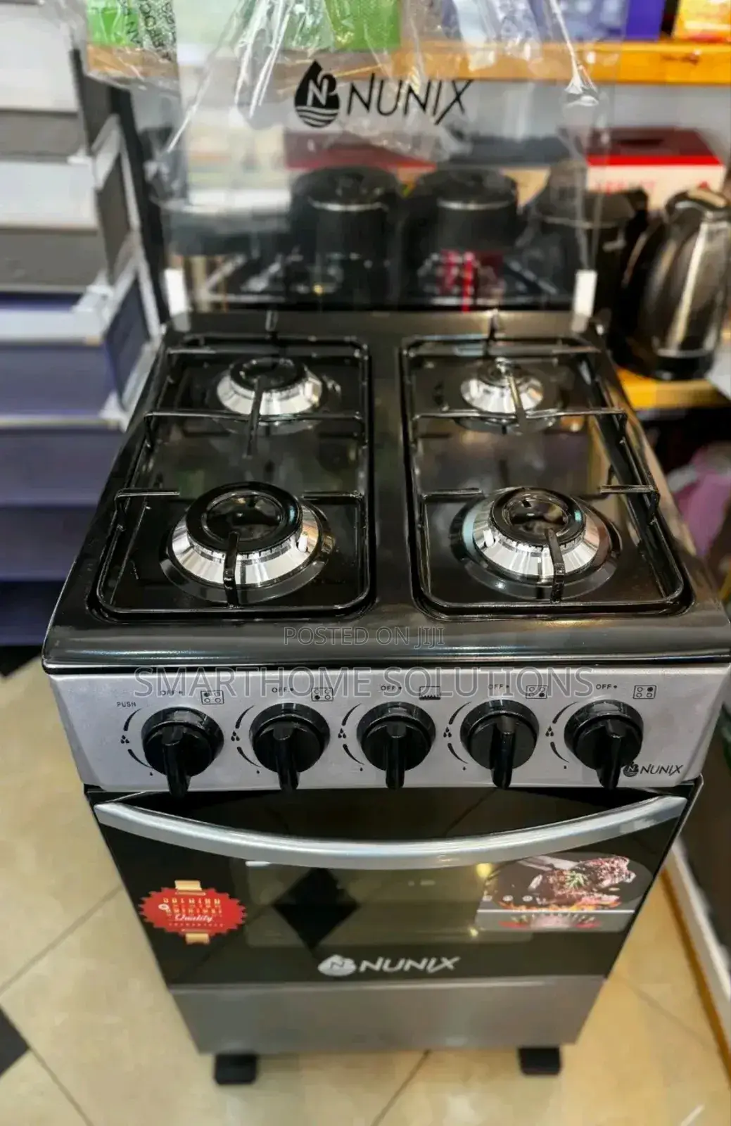 Nunix 50x55 Gas Standing Cooker – Updated Model