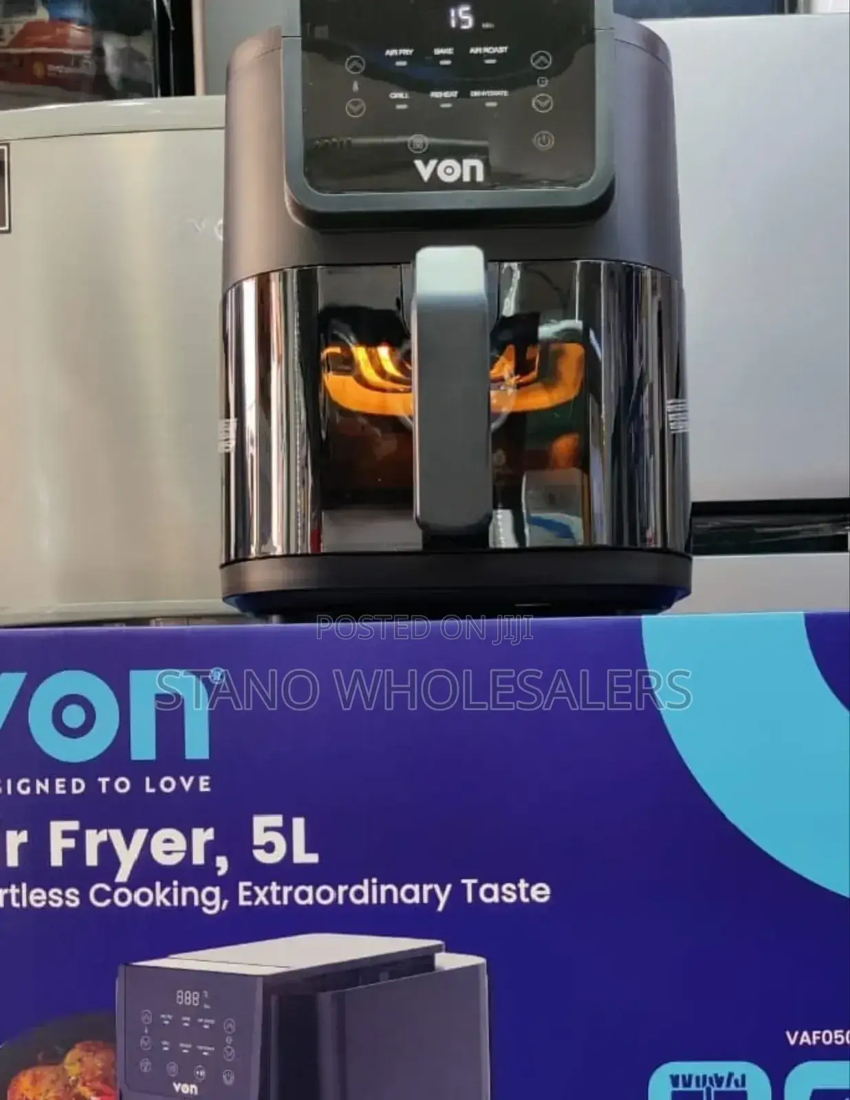Von Digital Slim 5 Litrees Air Fryer