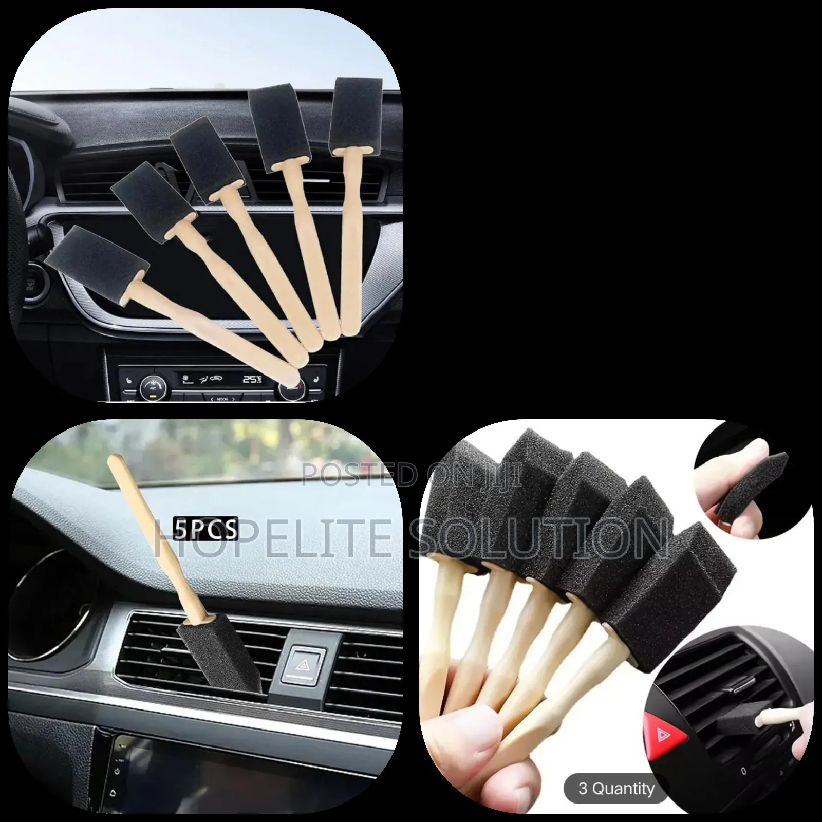 Car Air Vent Brush Set