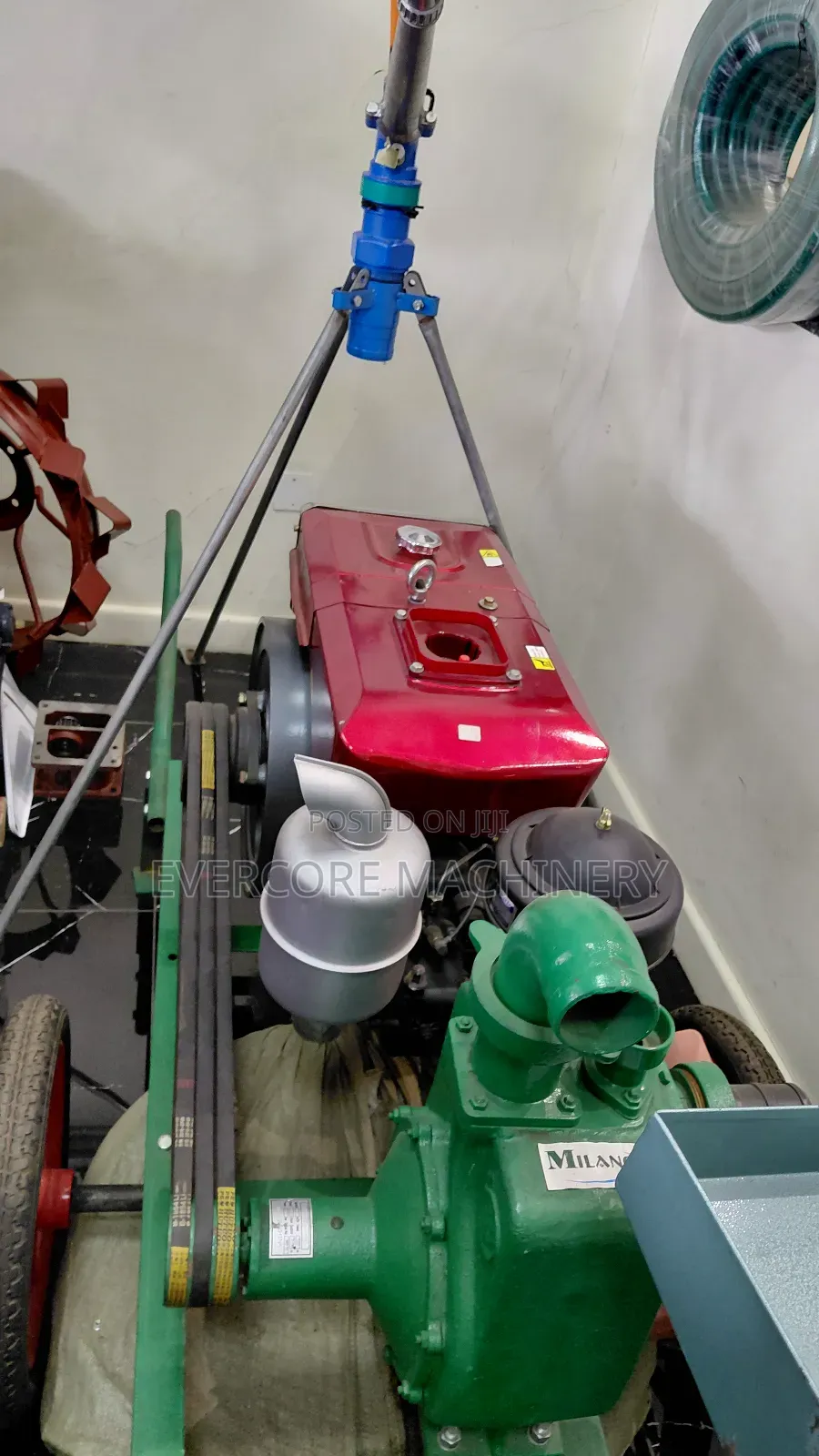 Agricultural Waterpump With Complete Sprinkler Set.