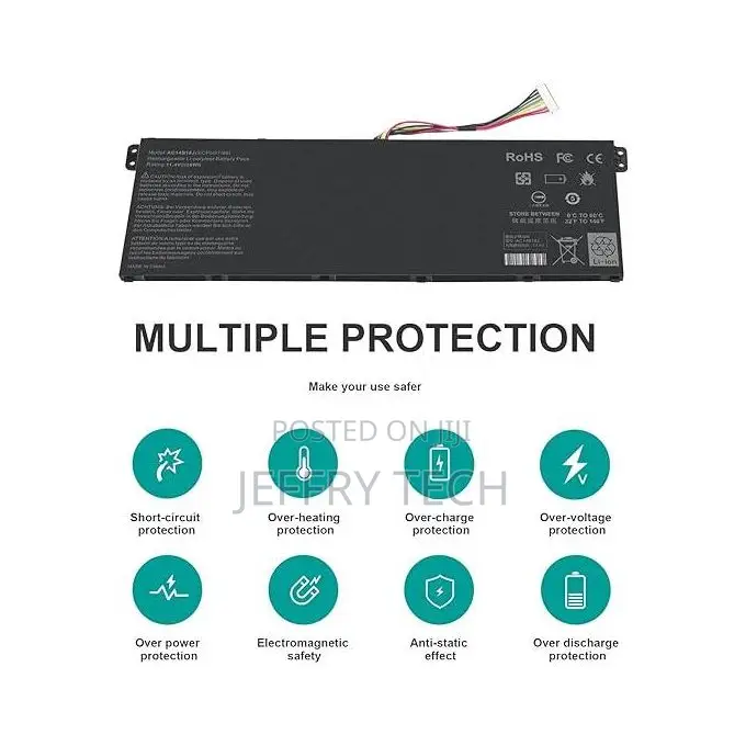 Ac14b18j Replacement Laptop Battery for Aspire E3-111 E3-112 E3-112m