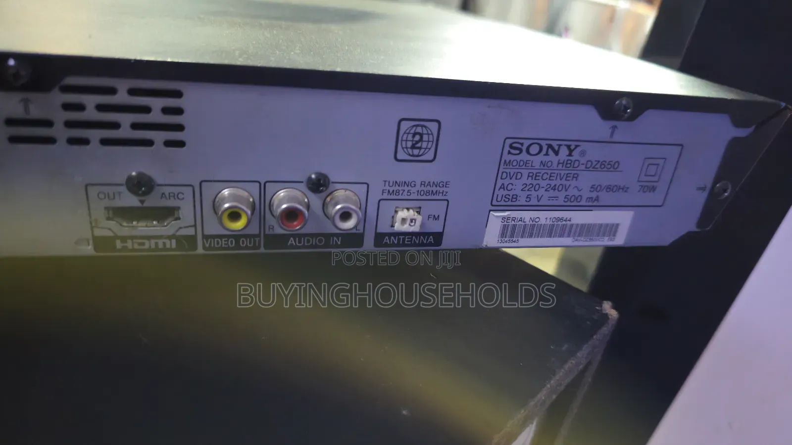Sony Dz650 Head Unit Only 1000watts