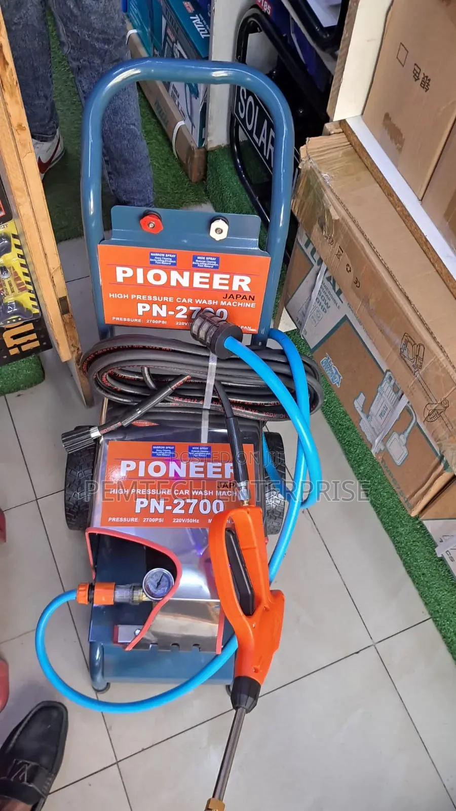 Pioneer High-Pressure Car Wash Machine, Specifically the Pn-270 Model