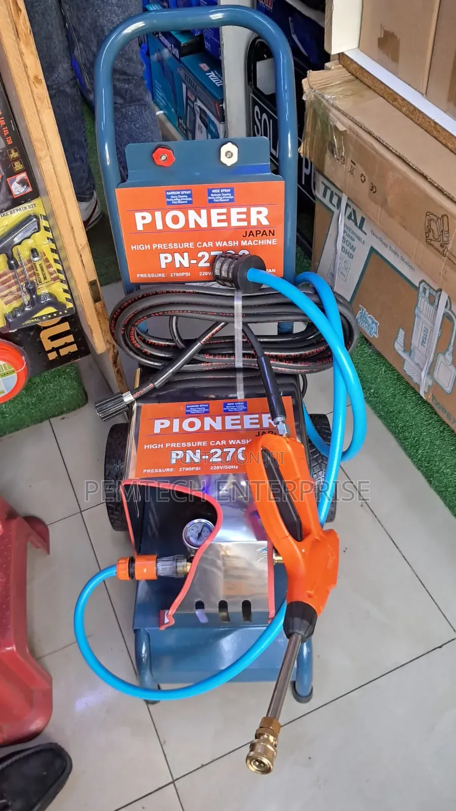 Pioneer High-Pressure Car Wash Machine, Specifically the Pn-270 Model