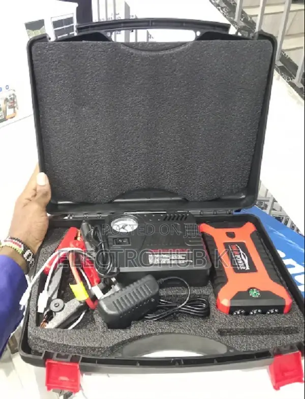 99800mah Multi-functional Jump Starter And Portable Power Bank Combo.