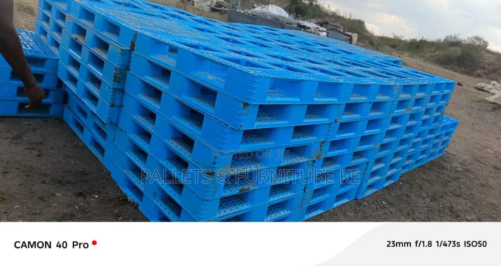 Heavy Duty Blue Plastic Pallet
