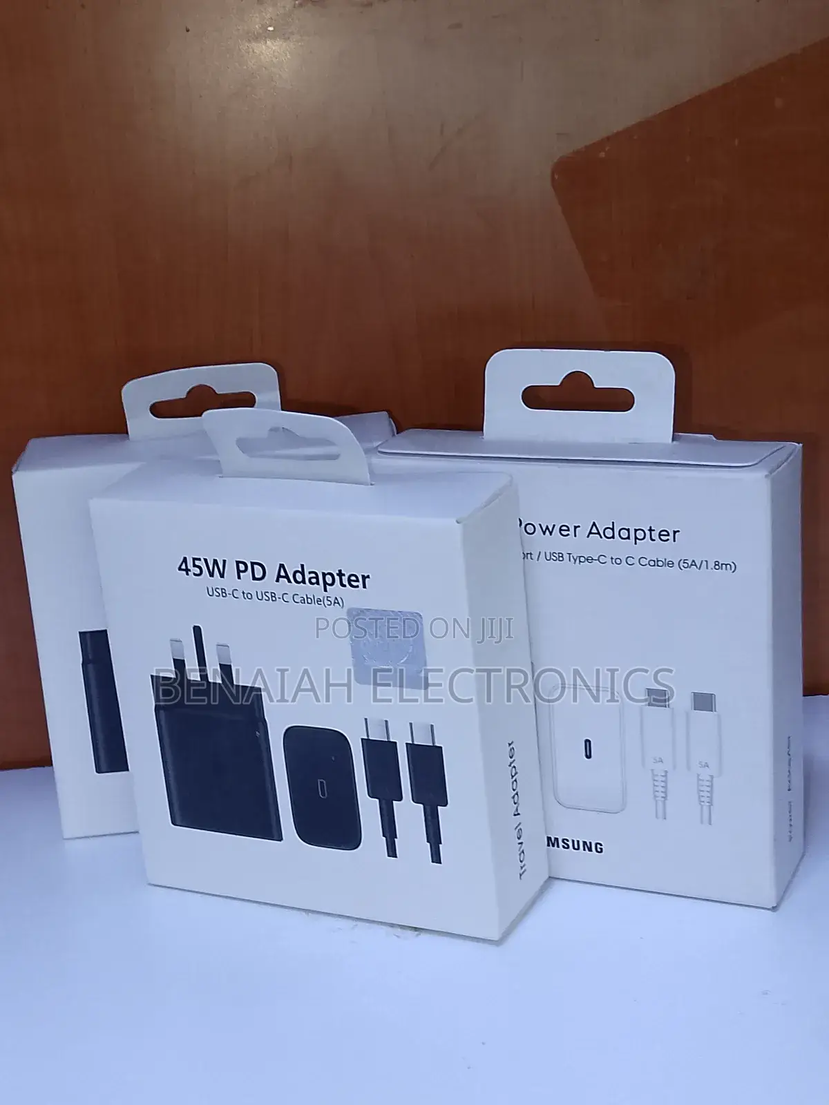 Samsung Charger,45 Watts C to C Cable Black Efficient Charger