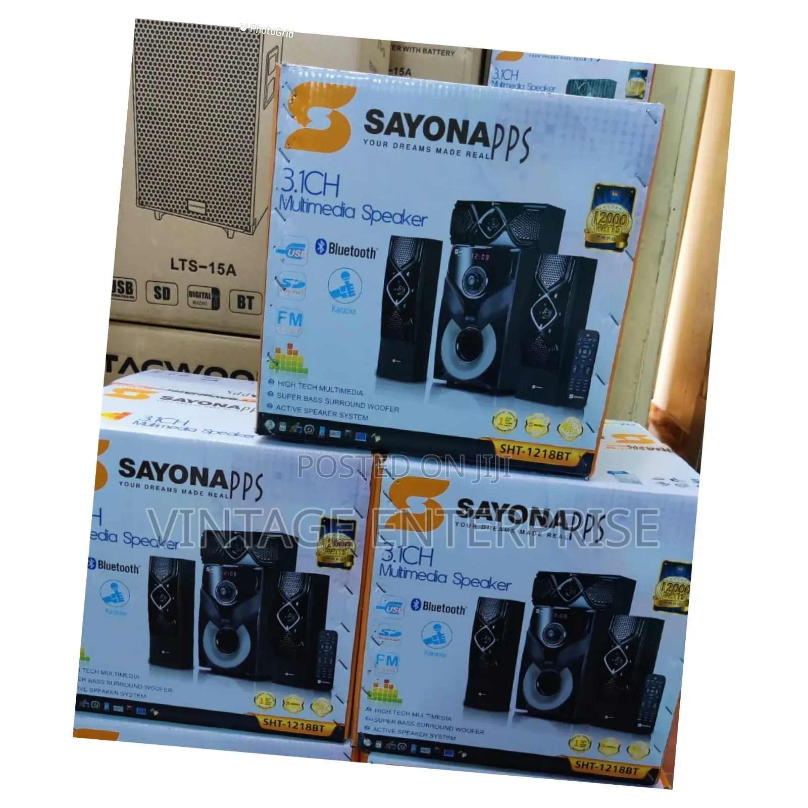 *Sayona Woofer 3.1 12000w SHT 1218