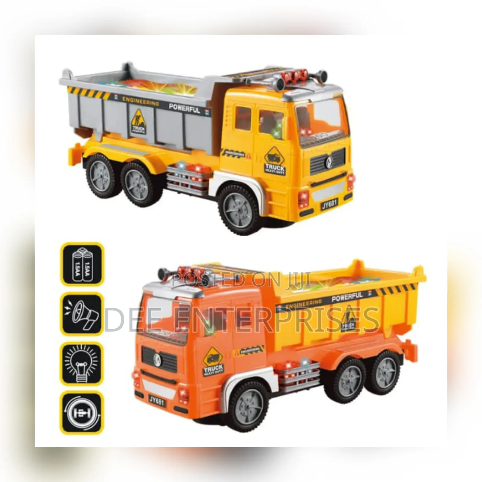 Construction Truck With Music and Lights