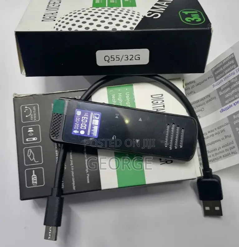 Professionals Touch Screen Digital Audio Sound Voice Recorder