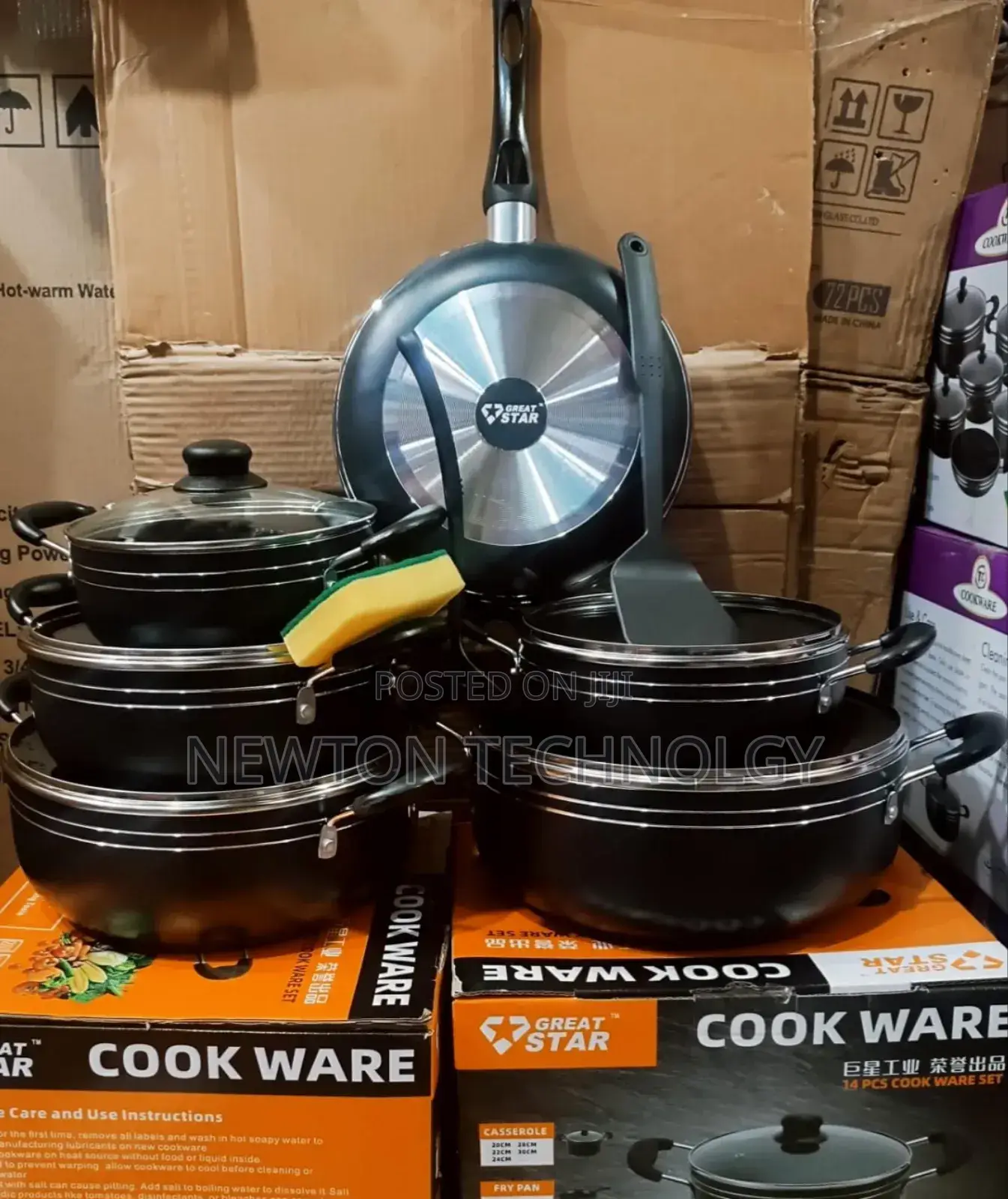 Great Star (Tc Model ) Nonstick Sufuria Cookware Set