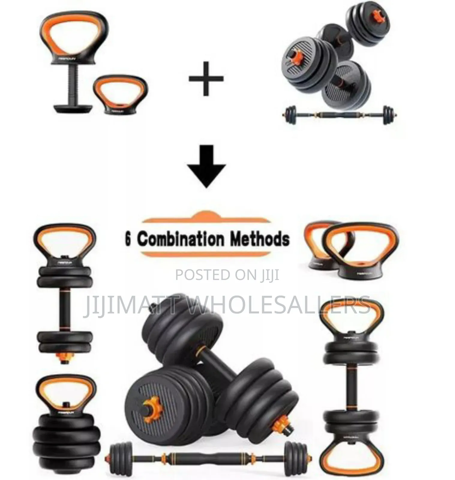 *6in1 Adjustable Kettle Bell Weight 50kg