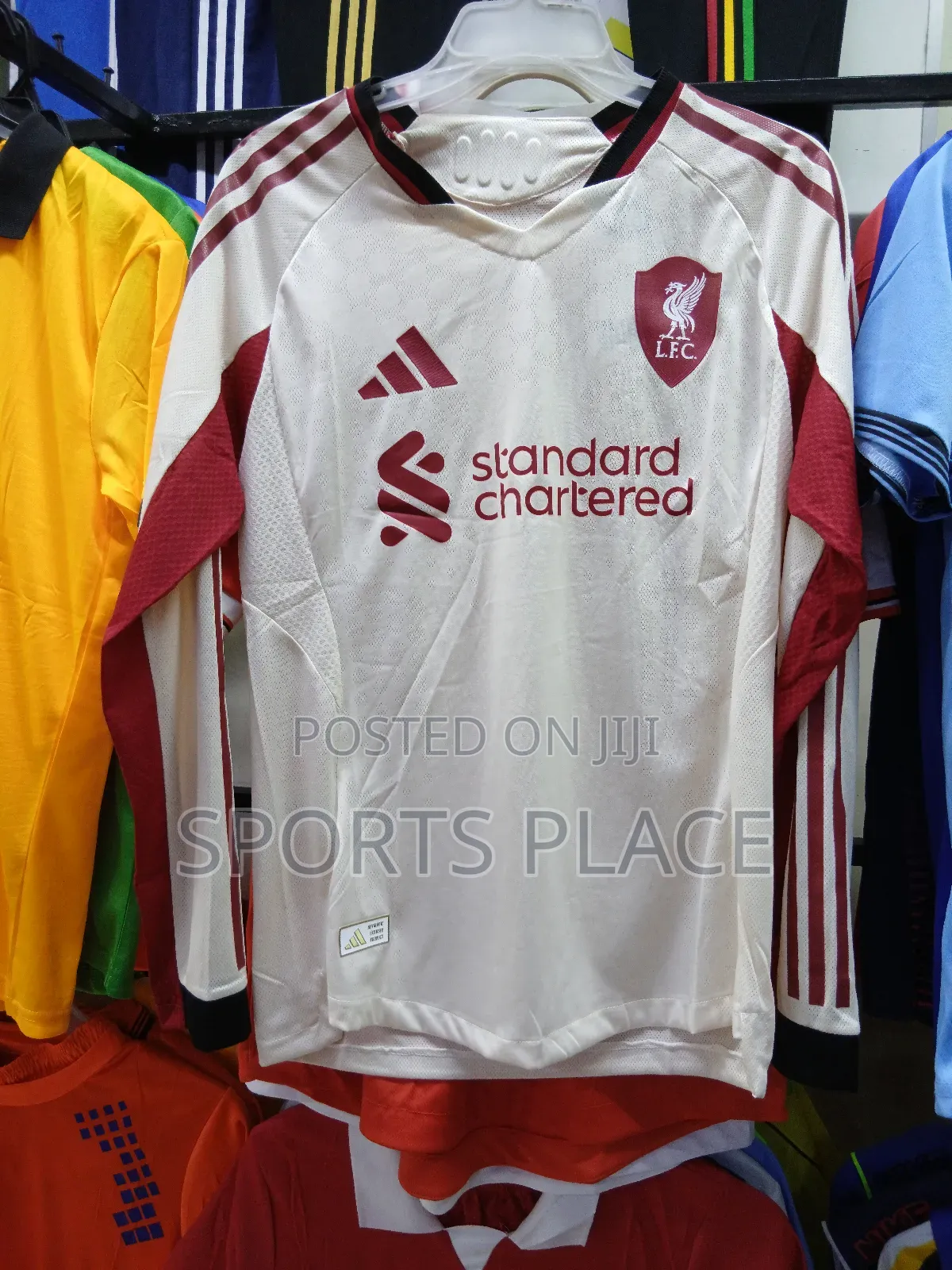 New Liverpool Away Long Sleeve Player Version Jersey