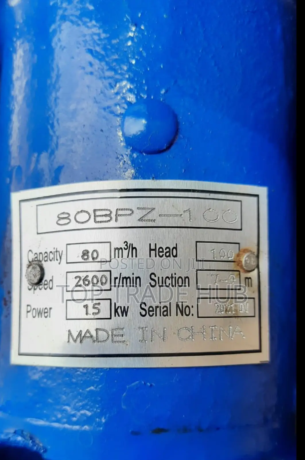 High Performance Aico 100m 3inch 48m3/Hr Jd Bpz Bare Pump