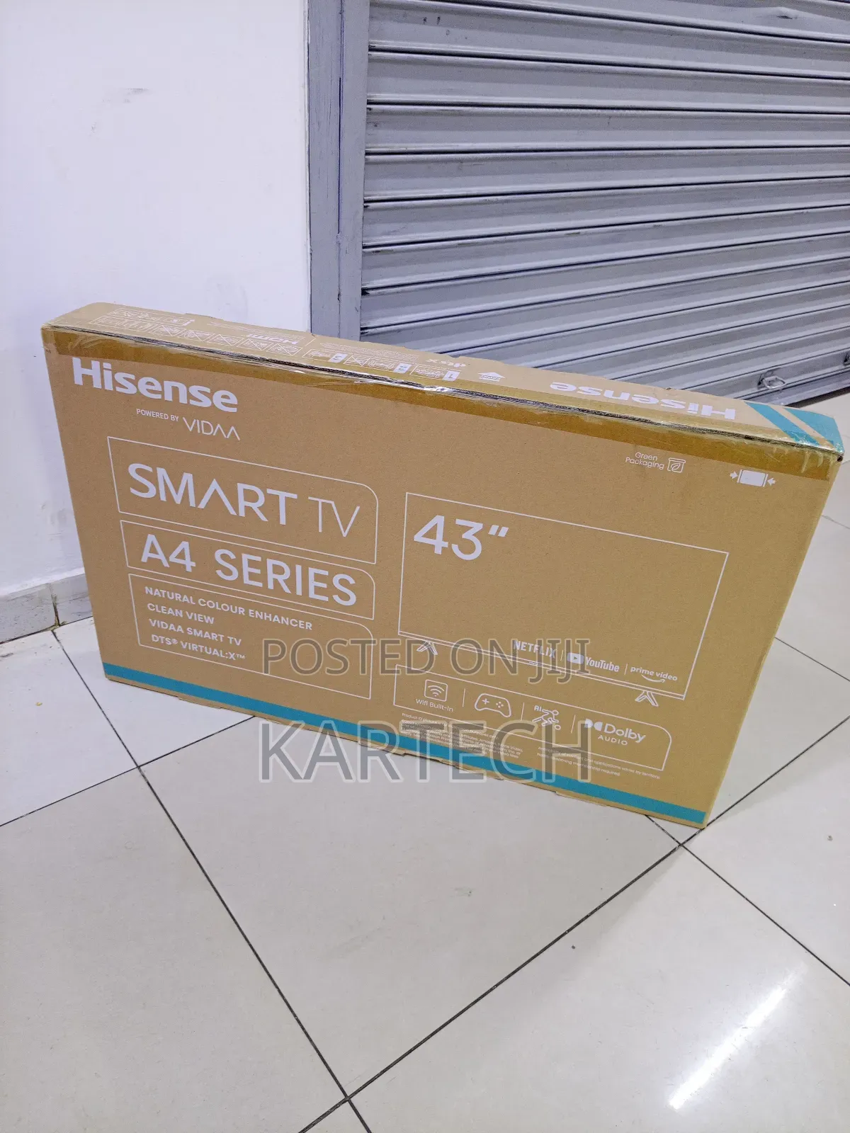 Hisense 43-Inch A4k Full Hd Smart Television With Vidaa