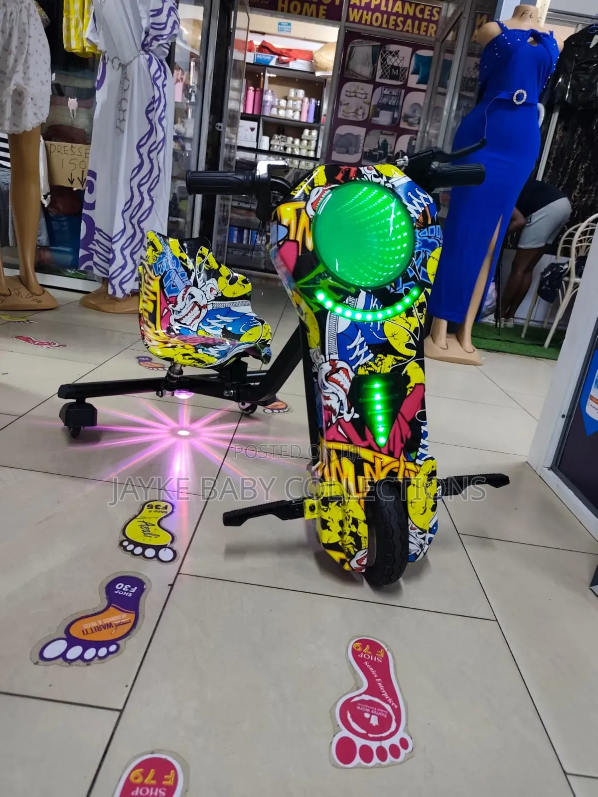  Electric Drift Bike– 3-Wheel Scooter for Kids