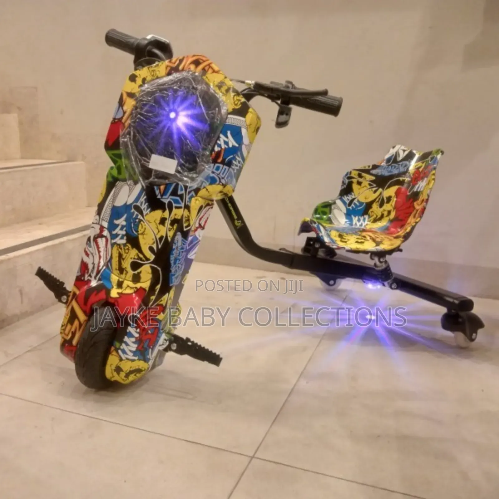 Electric Drift Bike– 3-Wheel Scooter for Kids