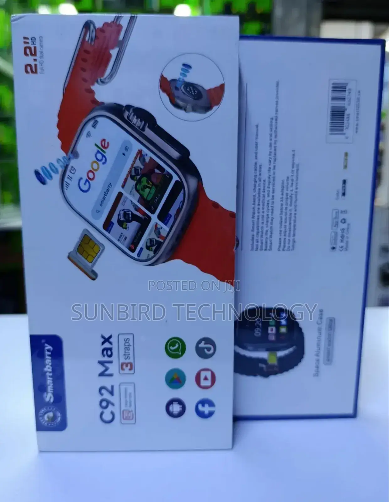 Smartbarry C92 Max Sim-Card Smartwatch (64gb+6gb)