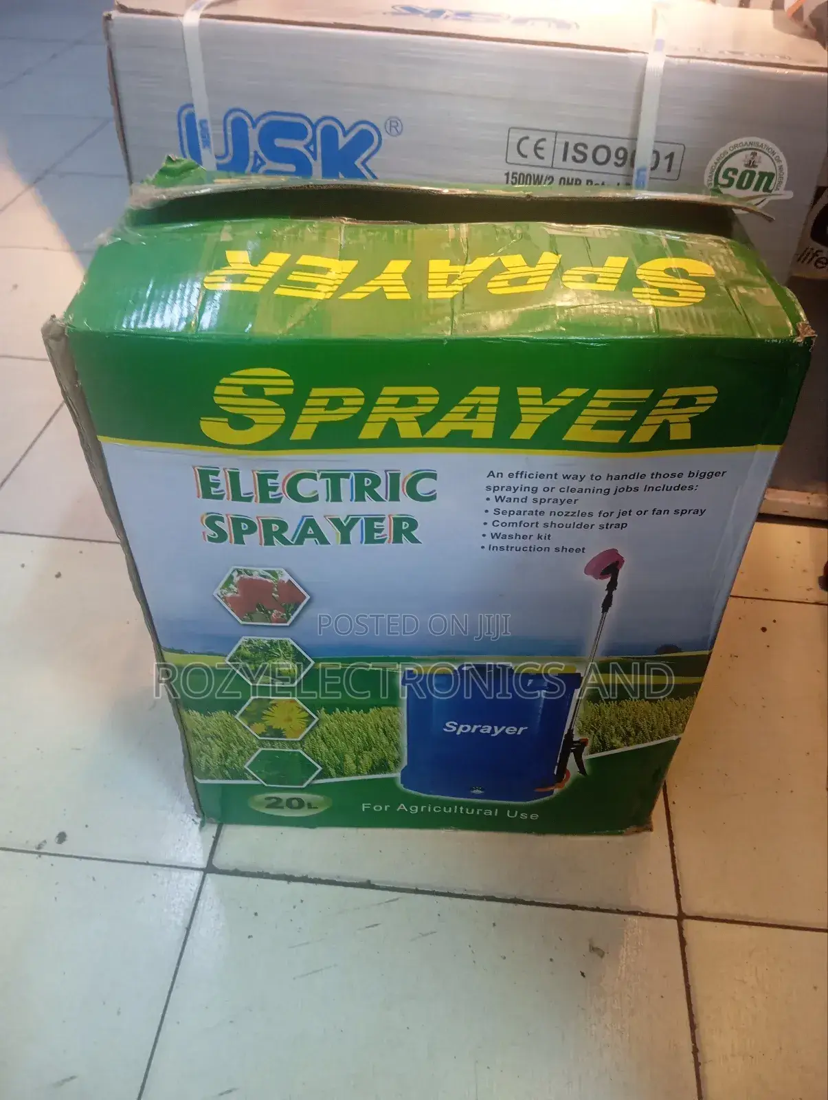 Rechargeable Knapsack Sprayer 20l