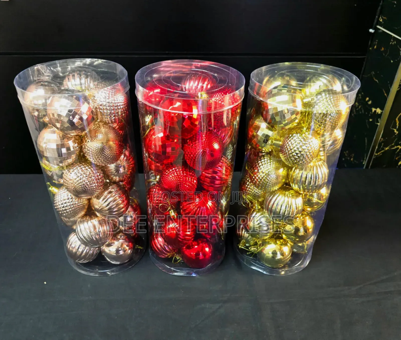 6cm 24pcs Christmas Bubbles