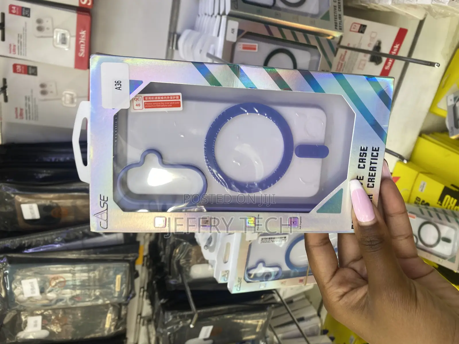 Qiweiqing Magnet Compatible Newskin Case for Samsung Galaxy A36
