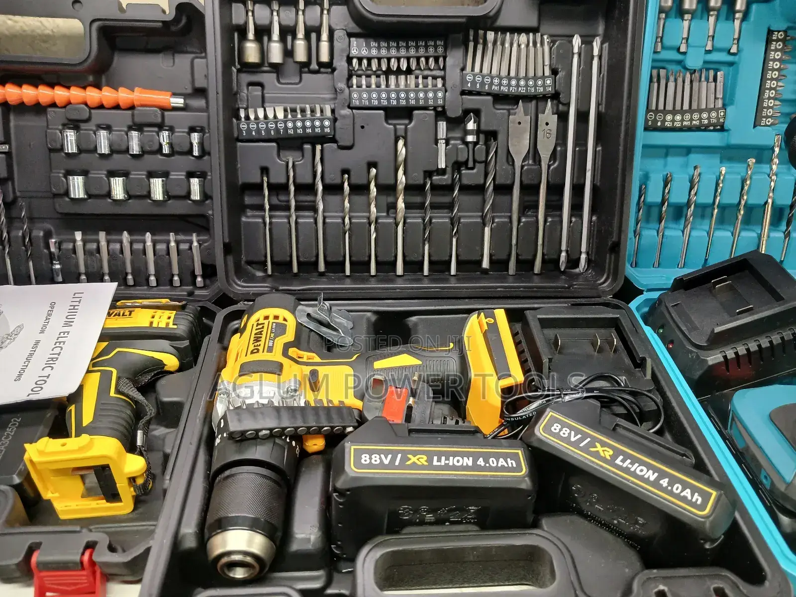 88v Cordless Drill Toolset