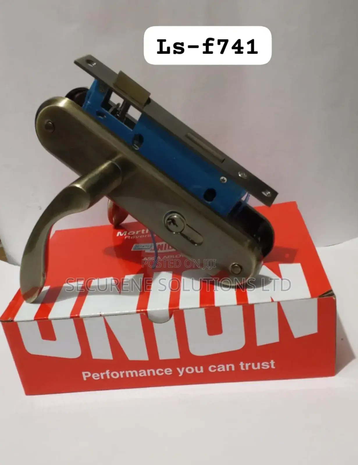 Ls-F741 Union Mortise Lockset With a Reversible Latch Bolt