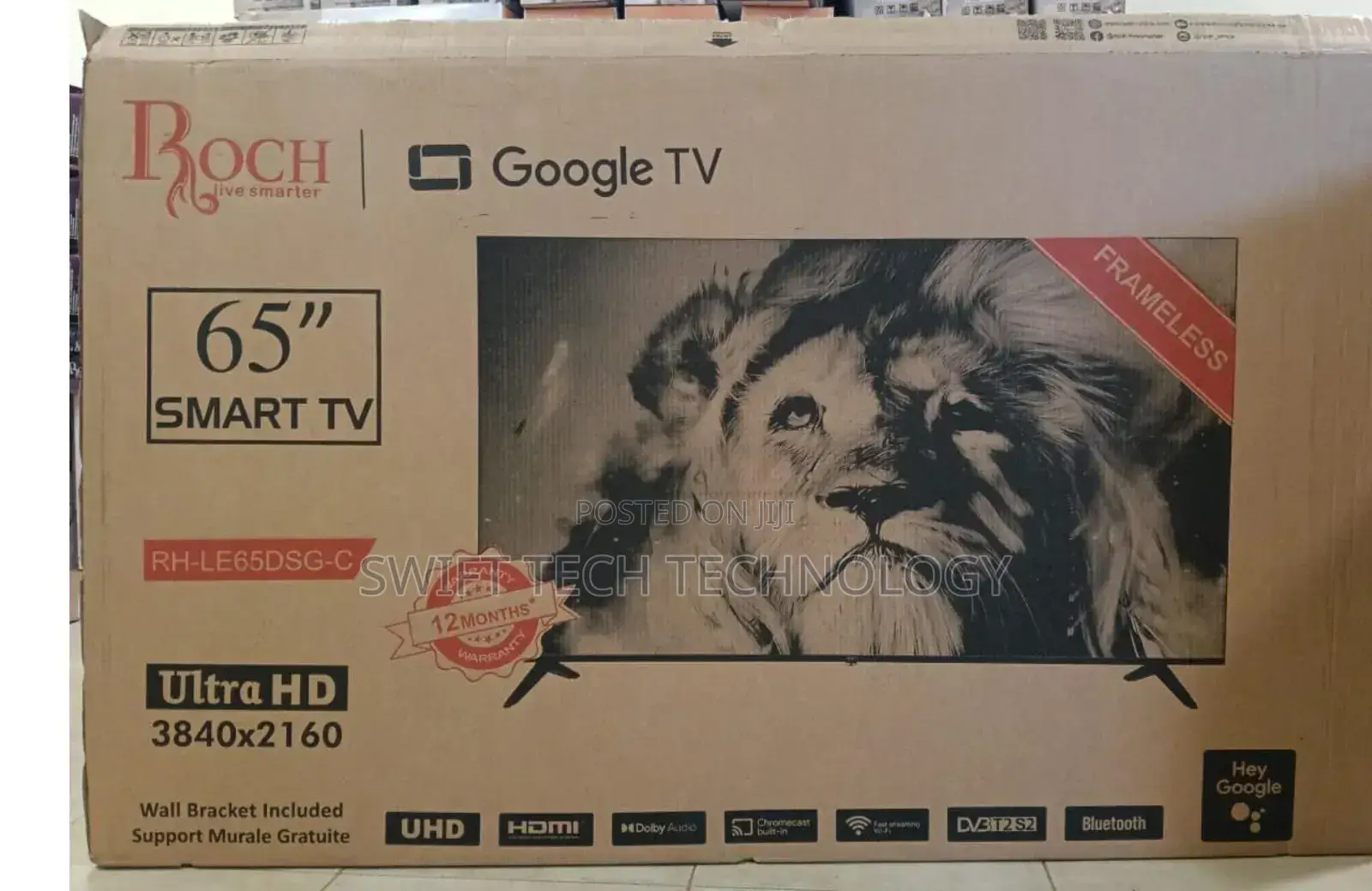 Roch 65 Inches Smart Android Frameless