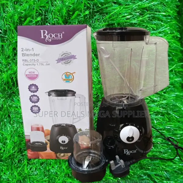 Roch 2 in 1 Blender– Compact Design, Easy to Clean and Store