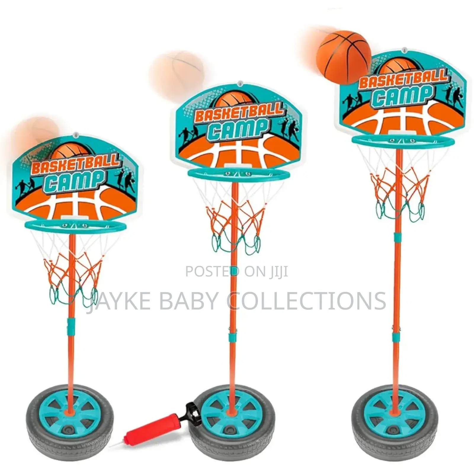 Adjustable Portable Basketball Hoop for Kids