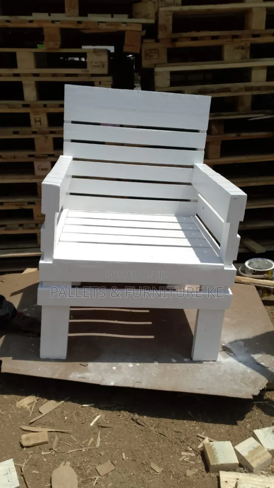 White 1 Seater Seat