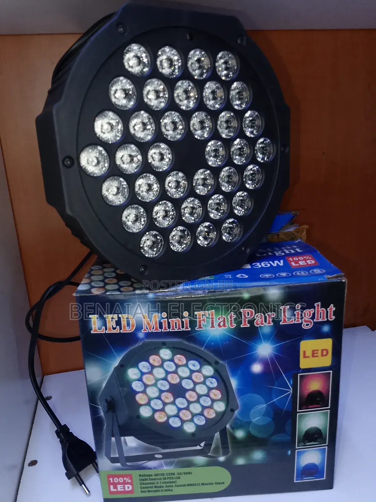 Stage Light Led Mini Flat Par Light (Rgb)