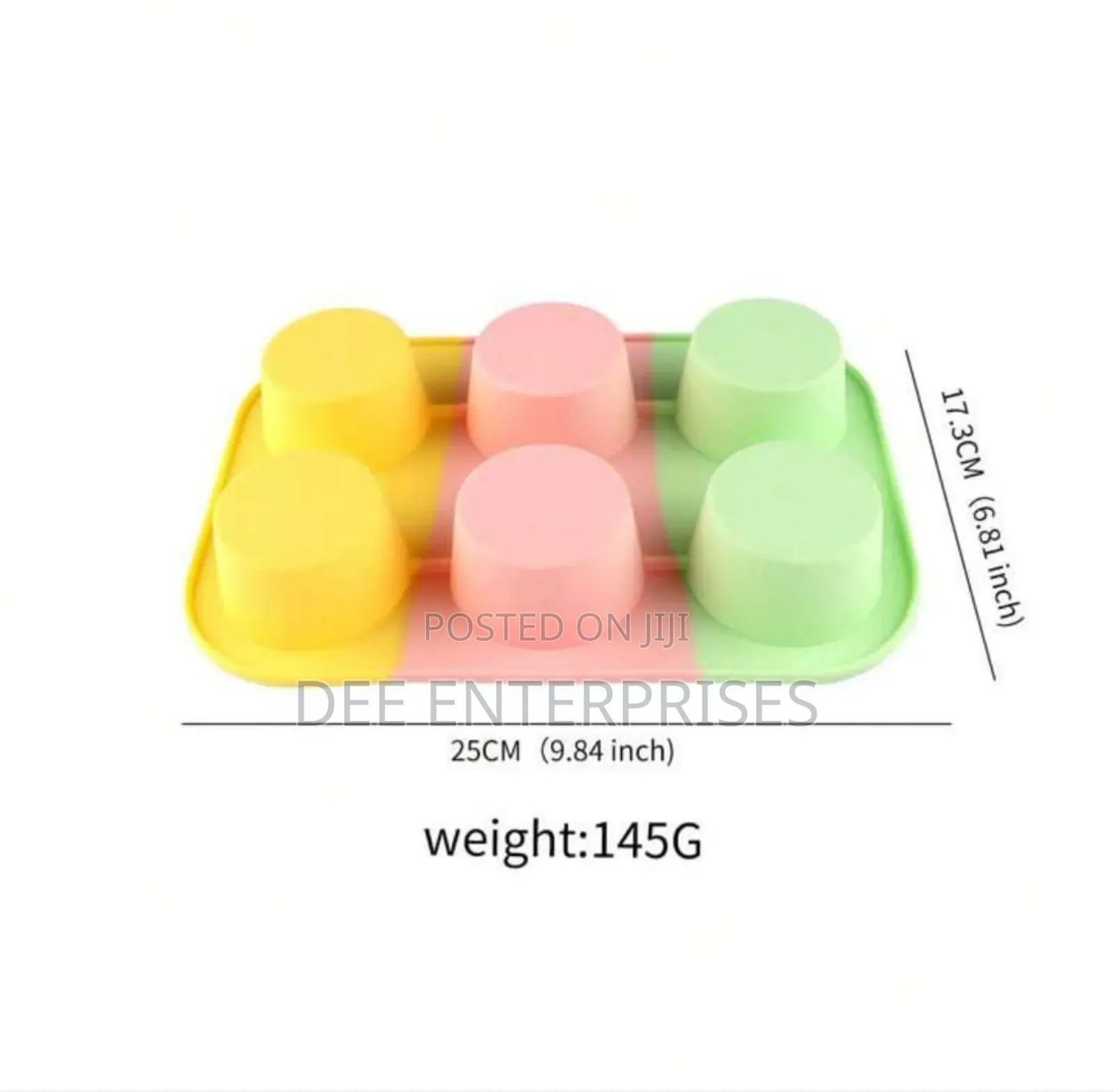 6 Holes Cupcake Tray