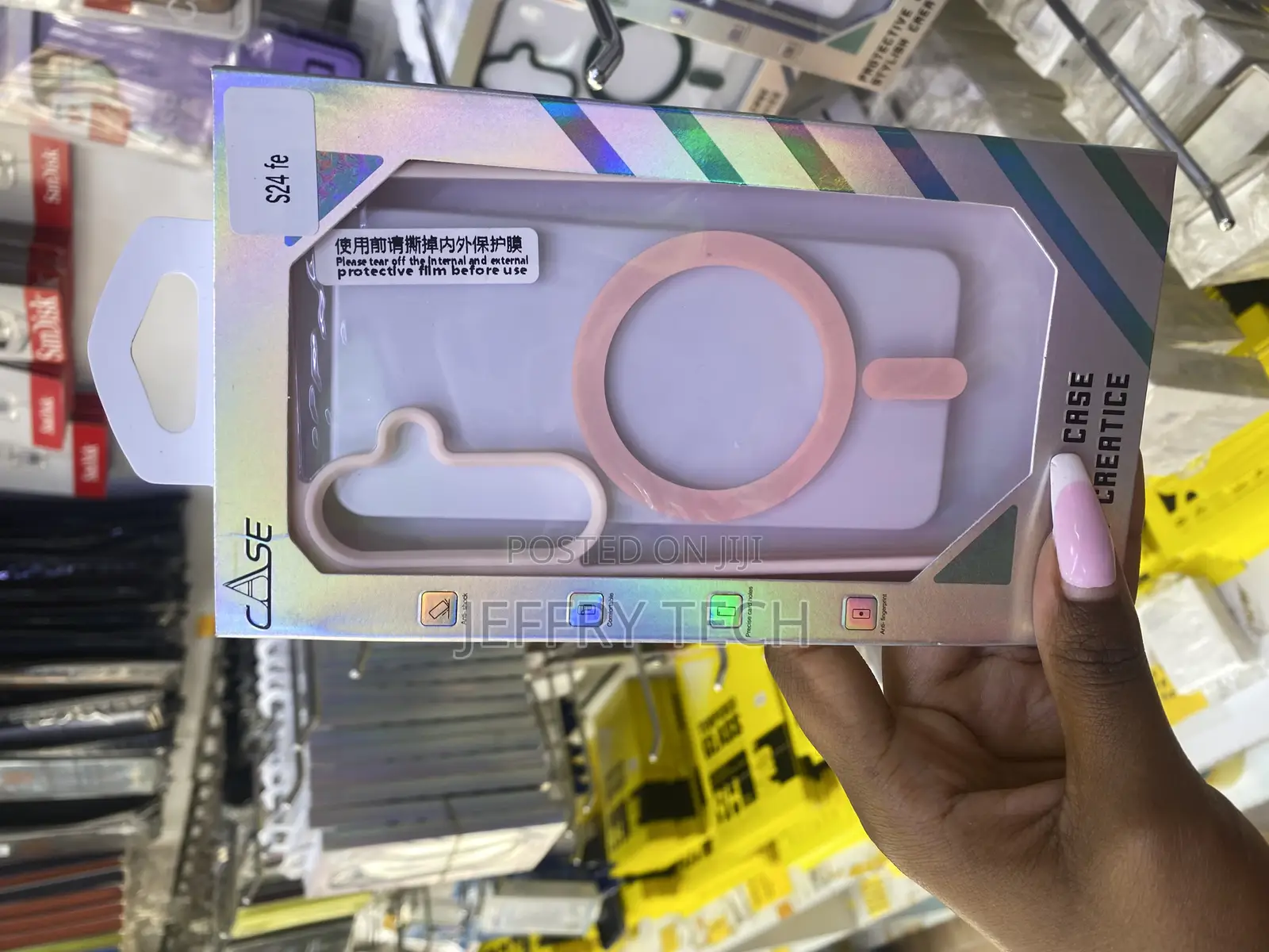 Minikx Samsung Galaxy A36 Luxury Clear, Transparent Magsafe Case