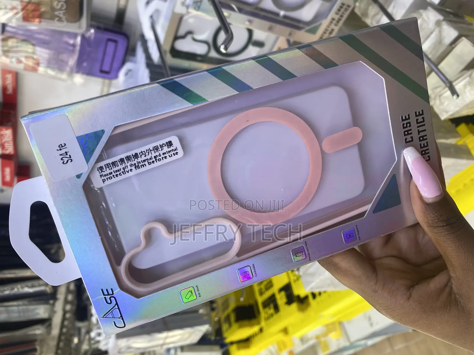 Minikx Samsung Galaxy A36 Luxury Clear, Transparent Magsafe Case