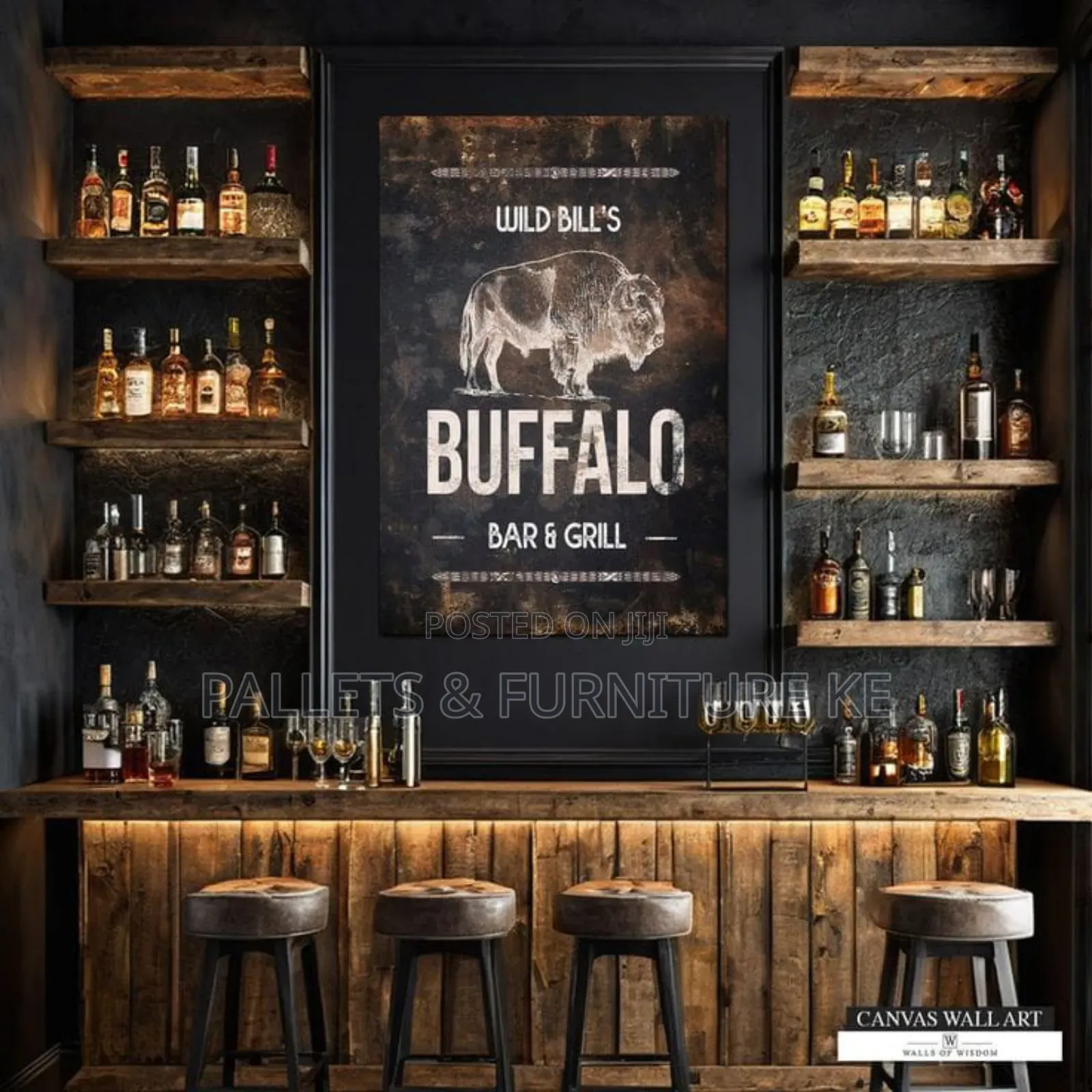 Vaulted Home Bar